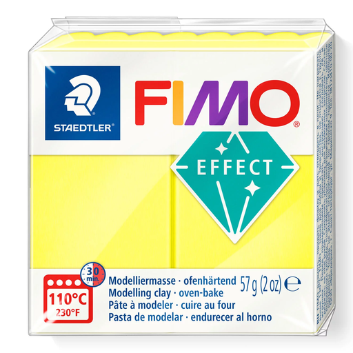 [S8010N#101] Fimo effect neon 57 gr jaune