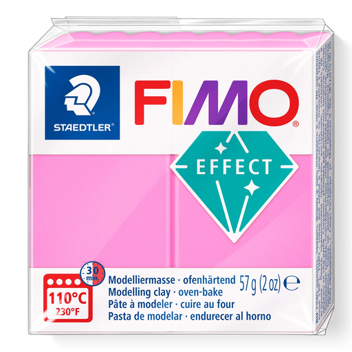 [S8010N#201] Fimo effect neon 57 gr fuchsia