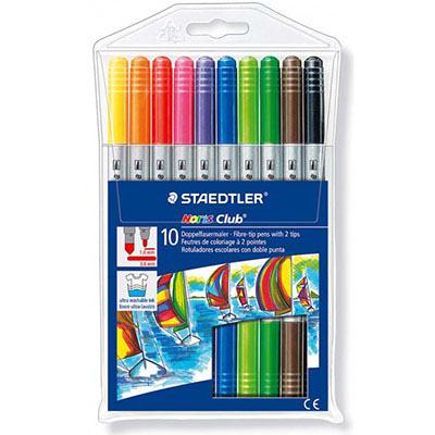 [S320NWP10] Staedtler Noris feutre à double pointe - set 10 pc