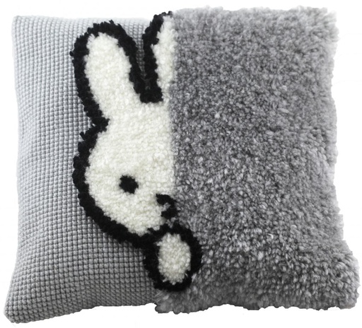 [PA4043#024] Kit smyrne et point de croix 40x40cm, Miffy peekaboo