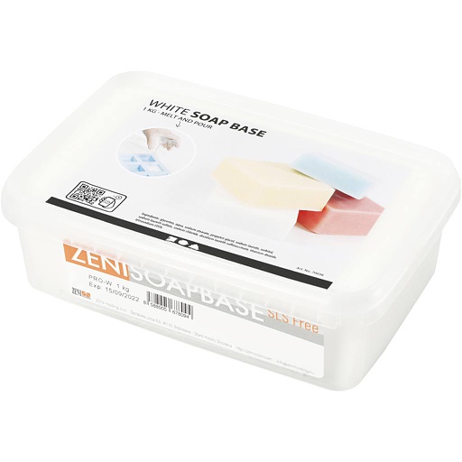 [CR70036] Base de savon, blanc, 1 kg