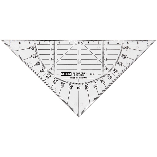 [CR11700] Equerre géométrique, L: 16 cm, 1 pièce