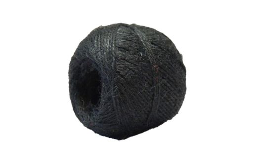 [3142#ZW] Corde de Jute 2-fils - 100 gr - Noir