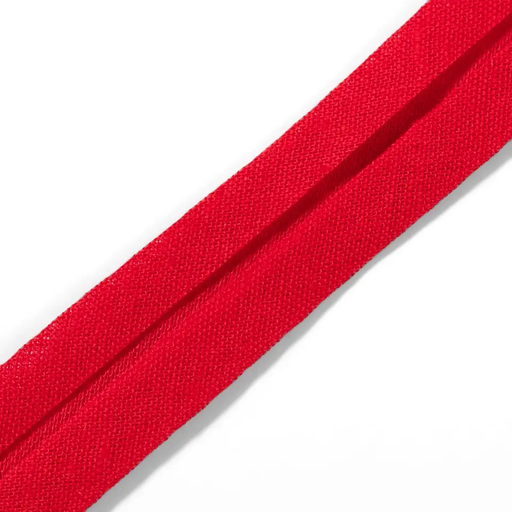 [9032#71] Biais coton 40/20 mm rouge, 30 m