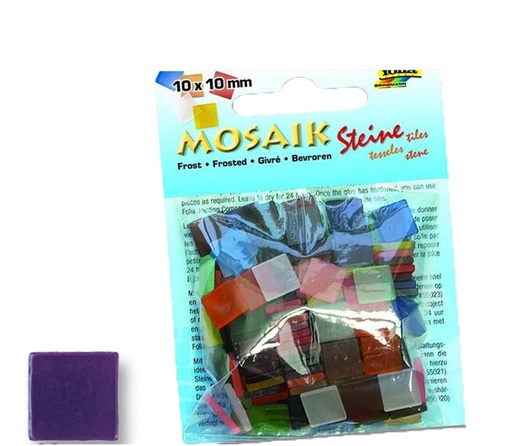 [FOL582#32] Mosaïque, 45g/190 pces, 10x10mm, Givre - violet foncé