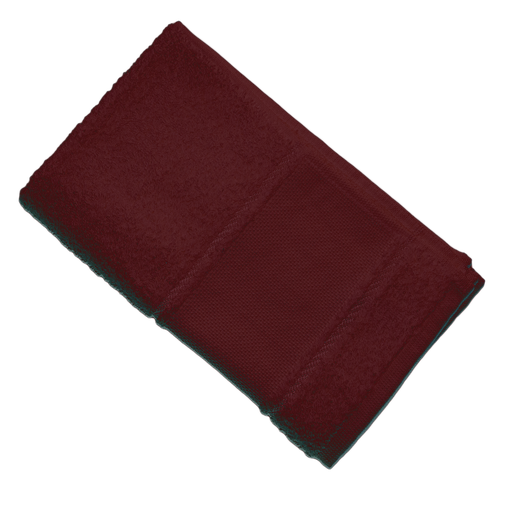 [B12270GT#10] Gastendoekje Softline aidarand 30x50cm, Bordeaux