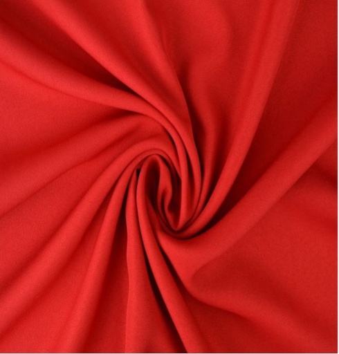 [BEL145#295] Katoen 150 gr/ m², 150cm breed , 1m, Rood