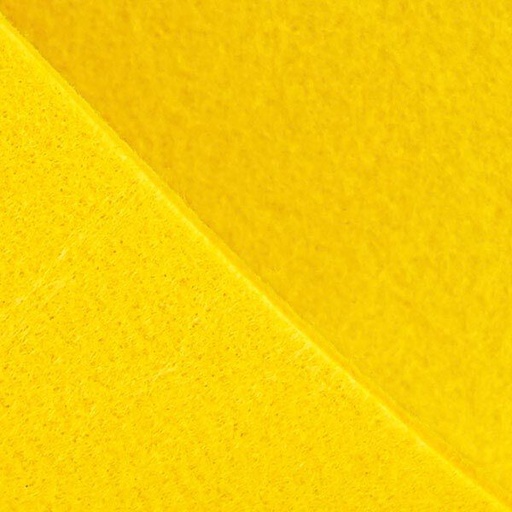 [2834#121] feutre extra épais (70% Laine), 3mm, 600gr/m², Jaune