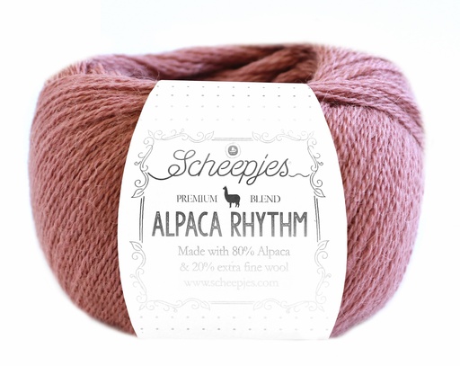 [ALP250#653] Scheepjeswol Alpaca Rhythm, 10x25gr, 80% Alpaca/20% Wol,  kleur "Foxtrot"