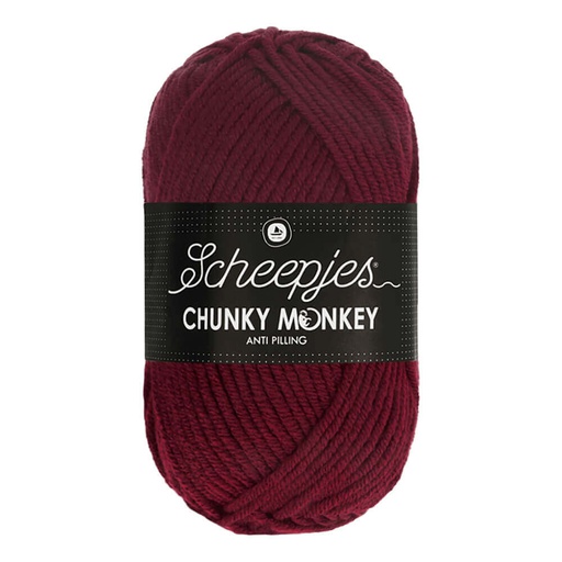 [CHU500#1035] Scheepjes Chunky Monkey 5x100g - 1035 Maroon