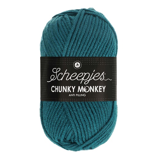 [CHU500#1708] Scheepjes Chunky Monkey 5x100g - 1708 Petrol