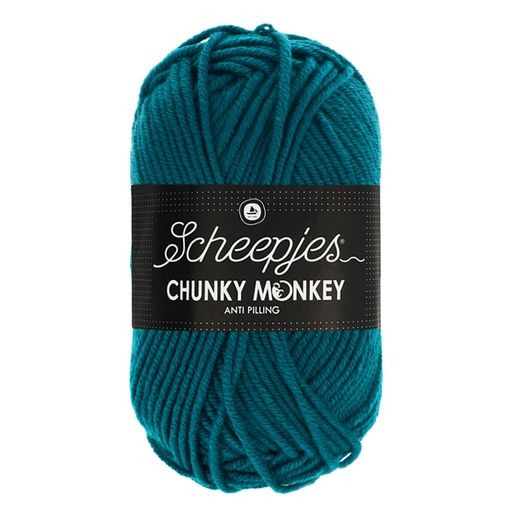 [CHU500#1829] Scheepjes Chunky Monkey 5x100g - 1829 Teal