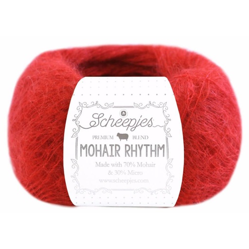 [MHR250#684] Scheepjeswol Mohair Rhythm, 10x25gr, 70% Mohair/30% microvezel, kleur " Flamenco"