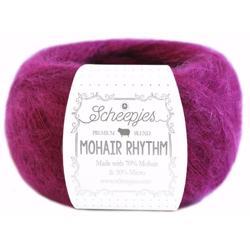 [MHR250#687] Scheepjeswol Mohair Rhythm, 10x25gr, 70% Mohair/30% microvezel, kleur " Jitterbug"