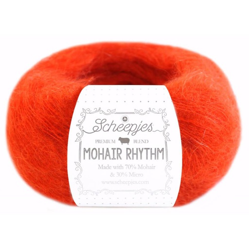 [MHR250#689] Scheepjeswol Mohair Rhythm, 10x25gr, 70% Mohair/30% microvezel, kleur " Cha Cha"