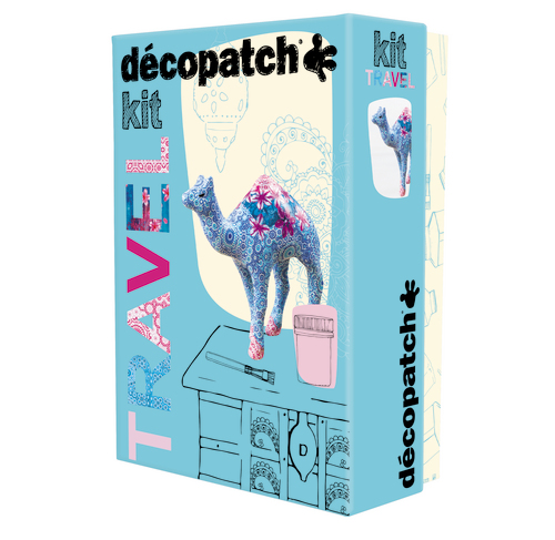 [DE-KIT008O] Décopatch * Kit travel KIT008O