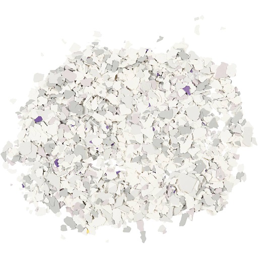 [CR24593] Flocons de Terrazzo, gris clair, 90 gr/ 1 boîte