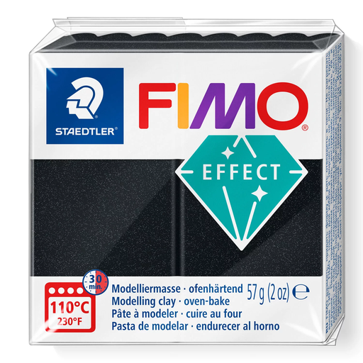 [S8010M#91] Fimo effect metallic 57 g gris acier