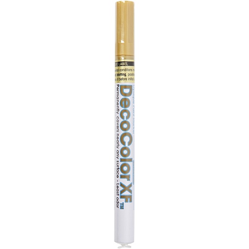 [CR25030] Deco stift goud, lijndikte 0.8 mm, 1 stuk