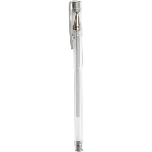 [CR251#09] Gelpen Zilver, lijndikte 0.8 mm - 6 stuks