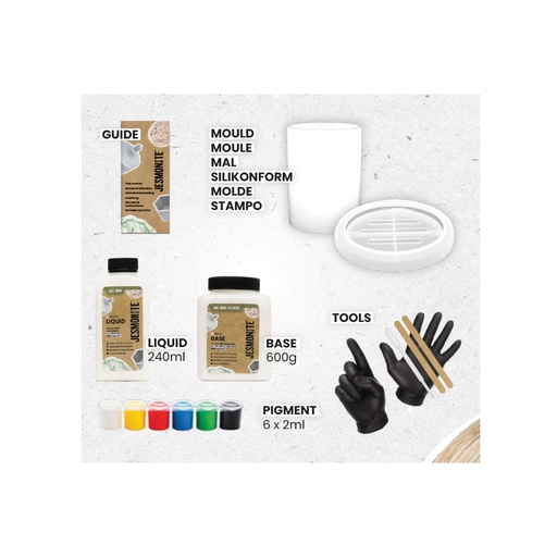 [AC100-MIN11] Jesmonite AC100 KIT MINI 11 - Badkamer set