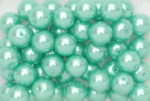 [P12#588] Perles de Cire , 8mm, 200gr, Vert Clair