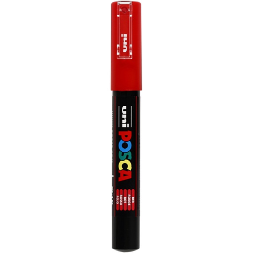 [CR273040] Posca verfstift PC1MC Extrafijne conische punt - Rood