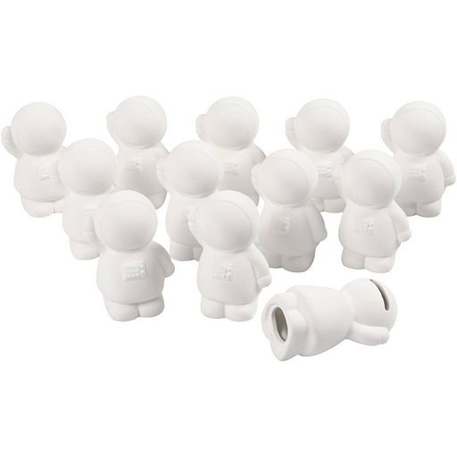 [CR7444449] Spaarpot figuren set, 11x6,5x6 cm - 12 stuks