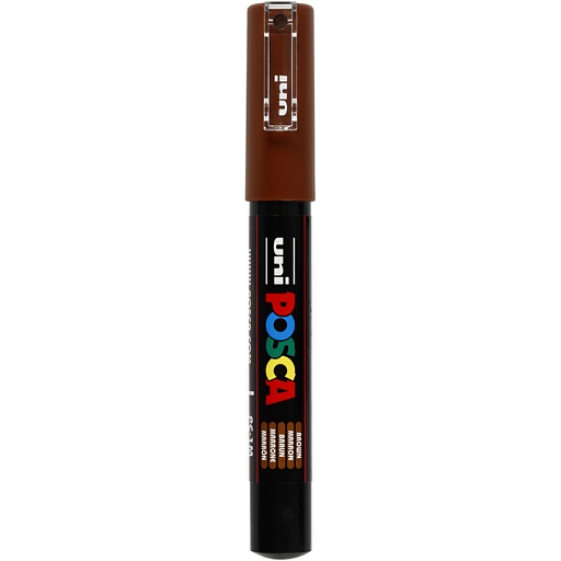 [CR273045] Posca verfstift PC1MC Extrafijne conische punt - Bruin