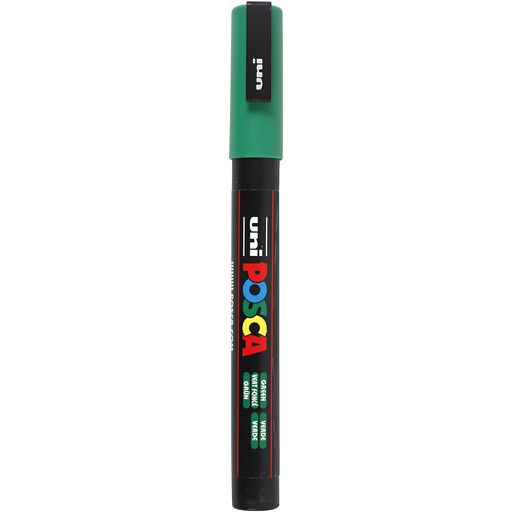 [CR274036] Posca verfstift PC3M Fijne conische punt - Donkergroen