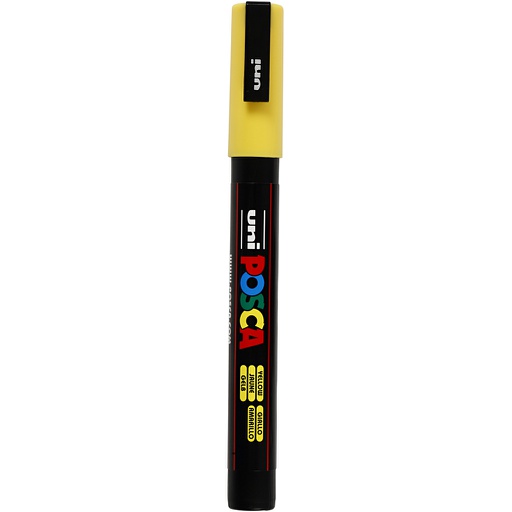 [CR274044] Posca verfstift PC3M Fijne conische punt - Geel