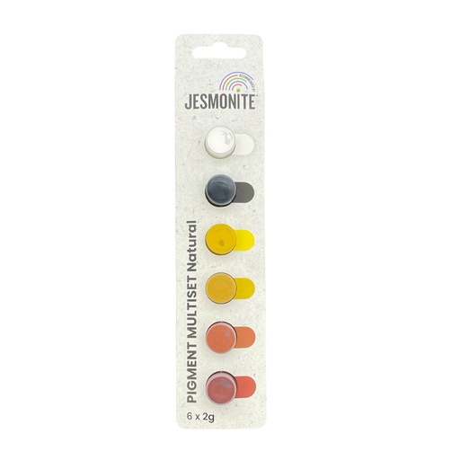 [UC107#0052] Pigment multiset strip 6-kleuren 2g - Natural