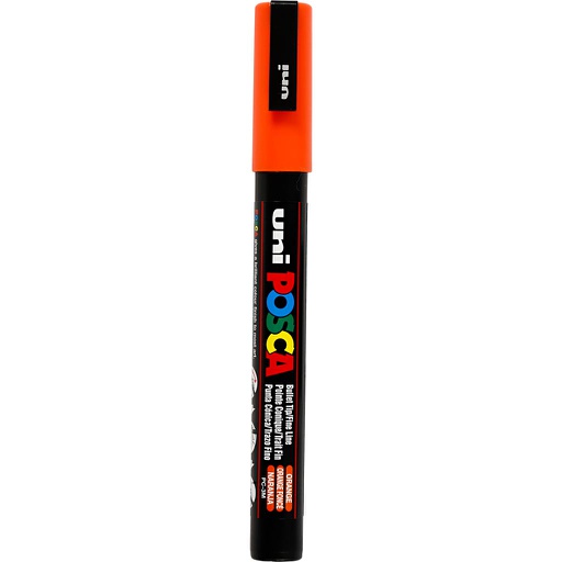 [CR274054] Posca verfstift PC3M Fijne conische punt - Donkeroranje