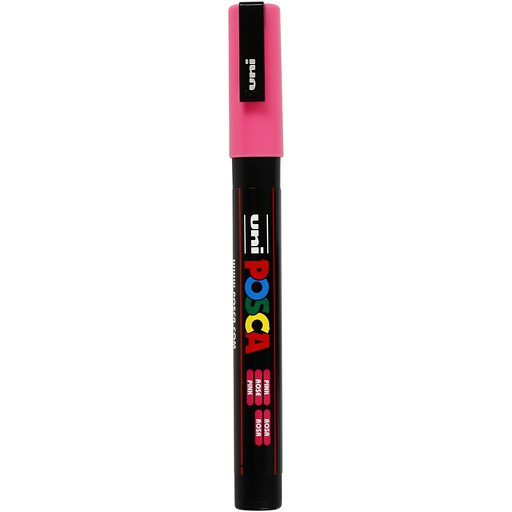 [CR274056] Posca verfstift PC3M Fijne conische punt - Roos