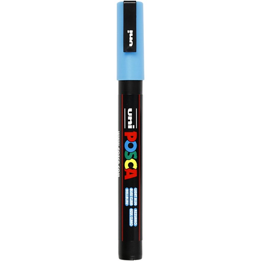 [CR274057] Posca verfstift PC3M Fijne conische punt - Lichtblauw