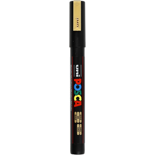 [CR274810] Posca verfstift PC3M Fijne conische punt - Goud