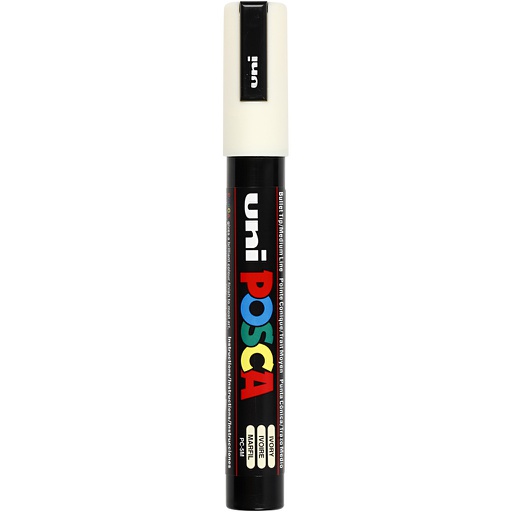 [CR276019] Posca Verfstift medium conische punt Ivoor