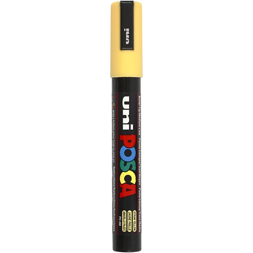 [CR276038] Posca Verfstift medium conische punt Strogeel