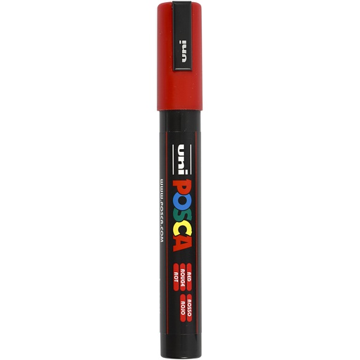 [CR276040] Posca Verfstift medium conische punt Rood