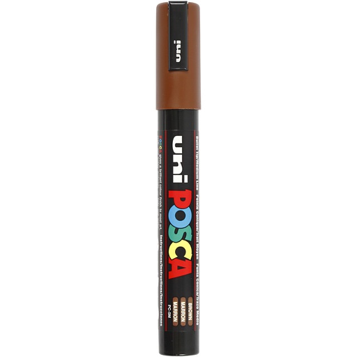 [CR276045] Posca Verfstift medium conische punt Bruin