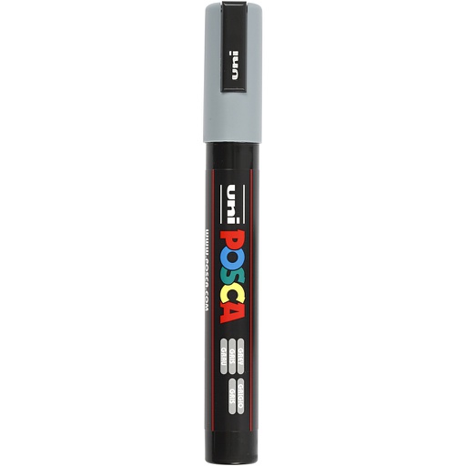 [CR276095] Posca Verfstift medium conische punt Grijs