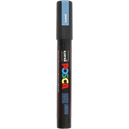 [CR276880] Posca Verfstift medium conische punt Metallic blauw