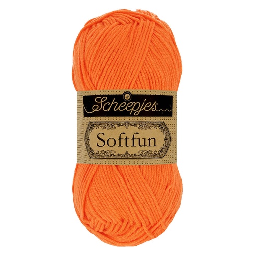 [SF500#2427] Scheepjes Softfun 10x50g - 2427 Tangerine