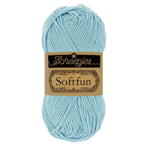 [SF500#2432] Scheepjes Softfun 10x50g - 2432 Light Blue