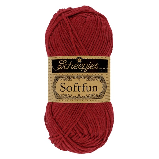 [SF500#2492] Scheepjes Softfun 10x50g - 2492 Bordeaux