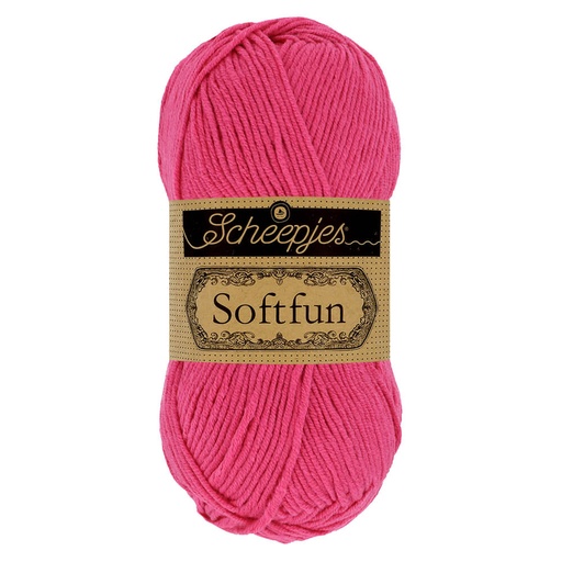 [SF500#2495] Scheepjes Softfun 10x50g - 2495 Hot Pink