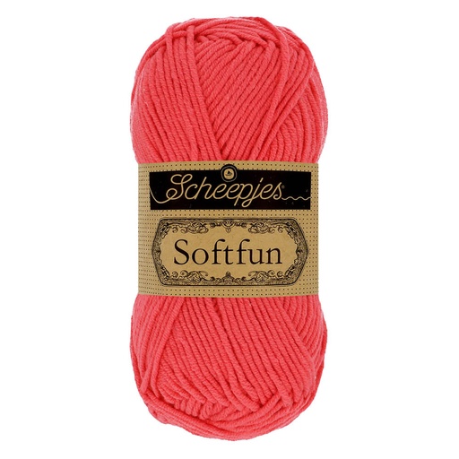 [SF500#2607] Scheepjes Softfun 10x50g - 2607 Coral