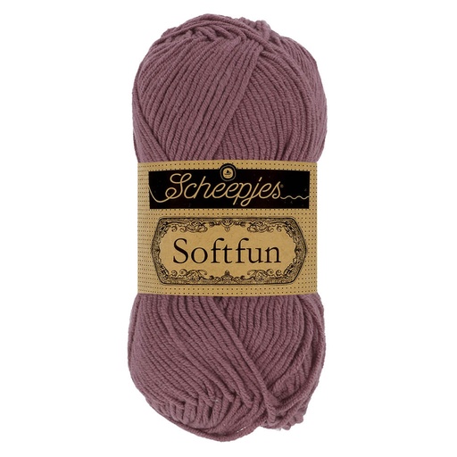 [SF500#2624] Scheepjes Softfun 10x50g - 2624 Mauve