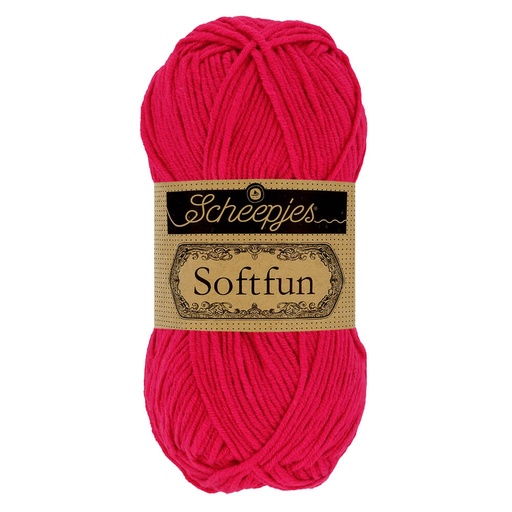 [SF500#2654] Scheepjes Softfun 10x50g - 2654 Magenta