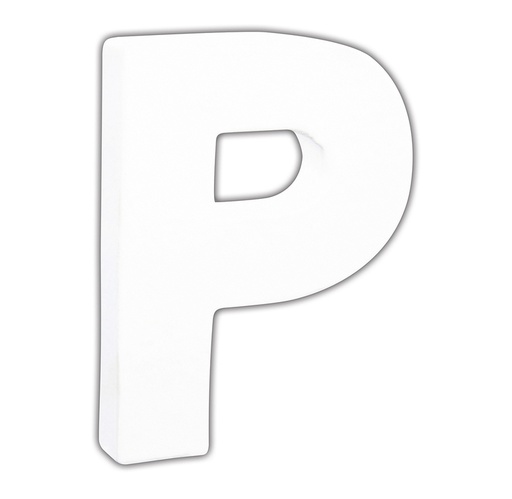 [DE-ABC#745] Décopatch lettre "P", 12cm